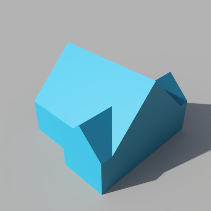 (HOM-000054-A) Solid House Model