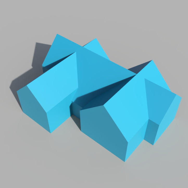 (HOM-000046-A) Solid House Model