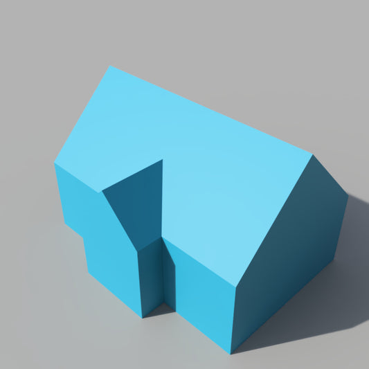 (HOM-000049-A) Solid House Model