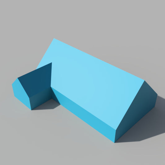 (HOM-000051-A) Solid House Model