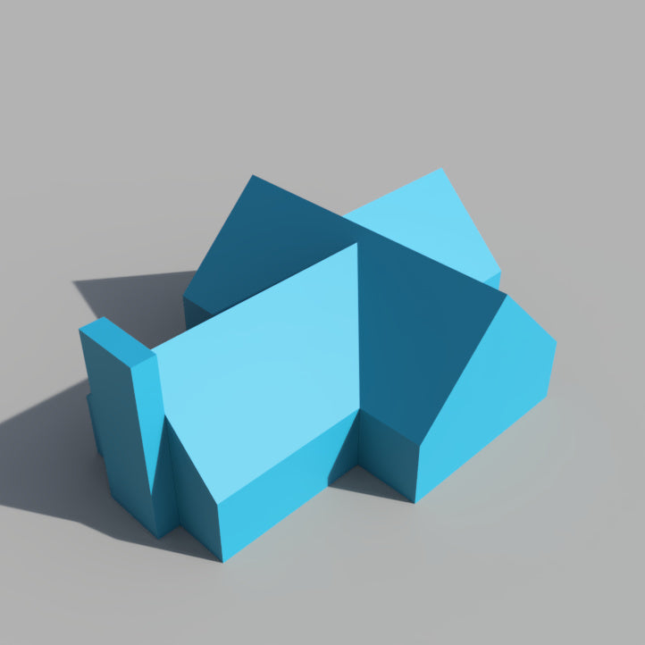 (HOM-000052-A) Solid House Model