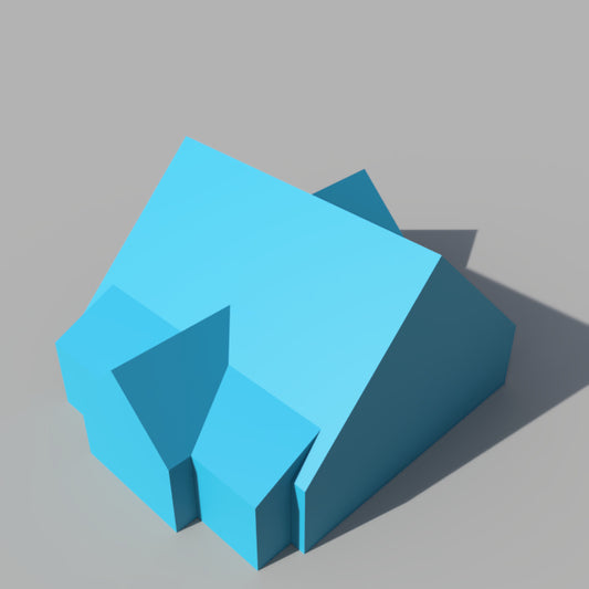 (HOM-000059-A) Solid House Model