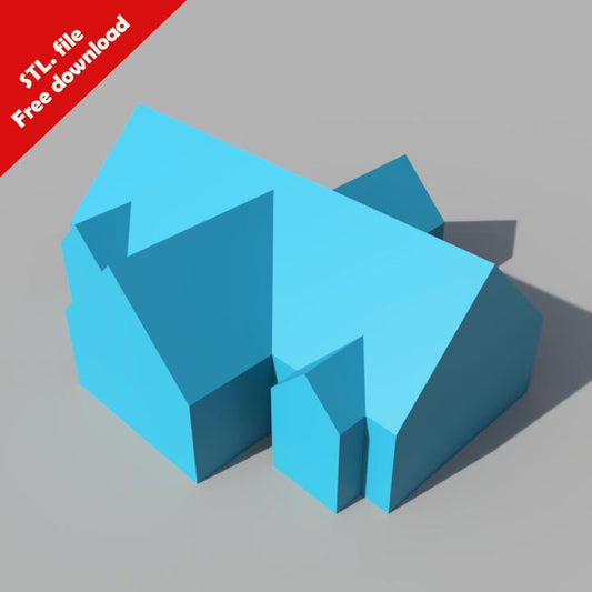 (HOM-000064-A) Solid House Model