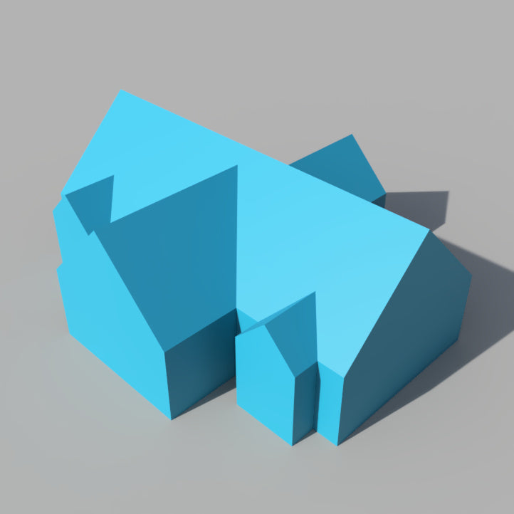 (HOM-000064-A) Solid House Model