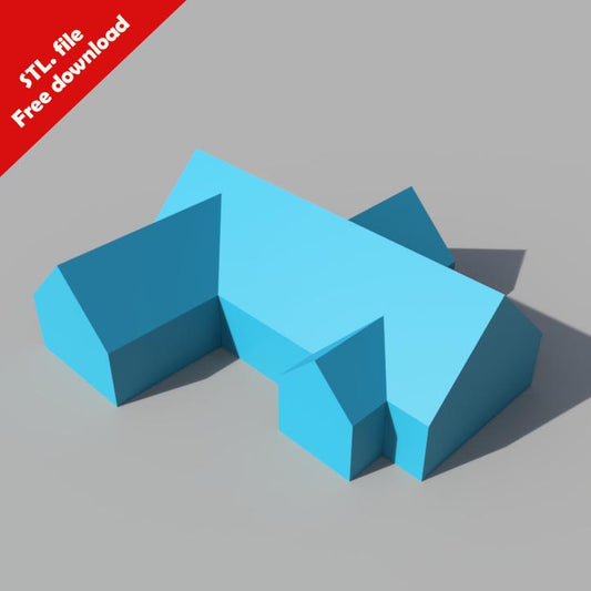 (HOM-000065-A) Solid House Model