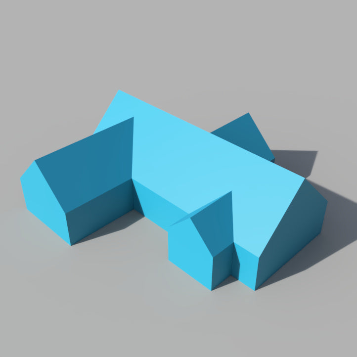 (HOM-000065-A) Solid House Model