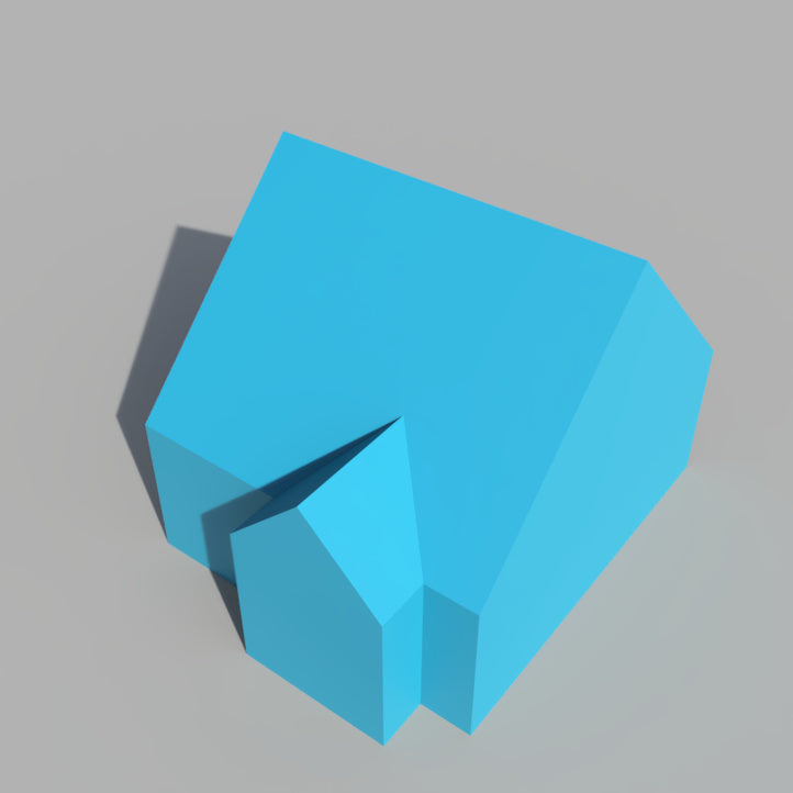 (HOM-000069-A) Solid House Model